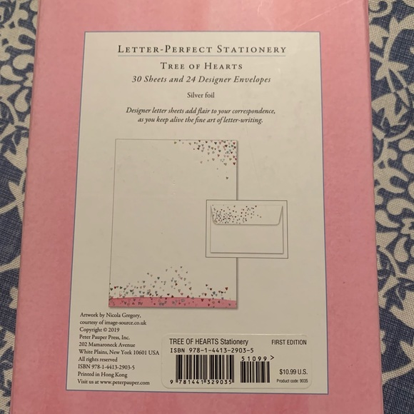 Letter Perfect Stationary Tree of Hearts - Picture 5 of 5